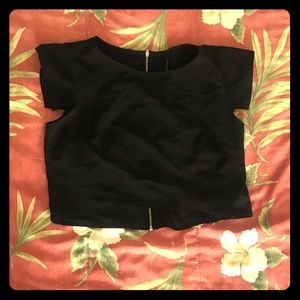 Black Crop Top